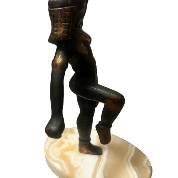 Brass Cleopatra Figurine on Marble Base Collectible! - Picture 6 of 11